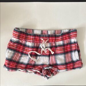 Katie J NYC Red Plaid Kids Shorts
